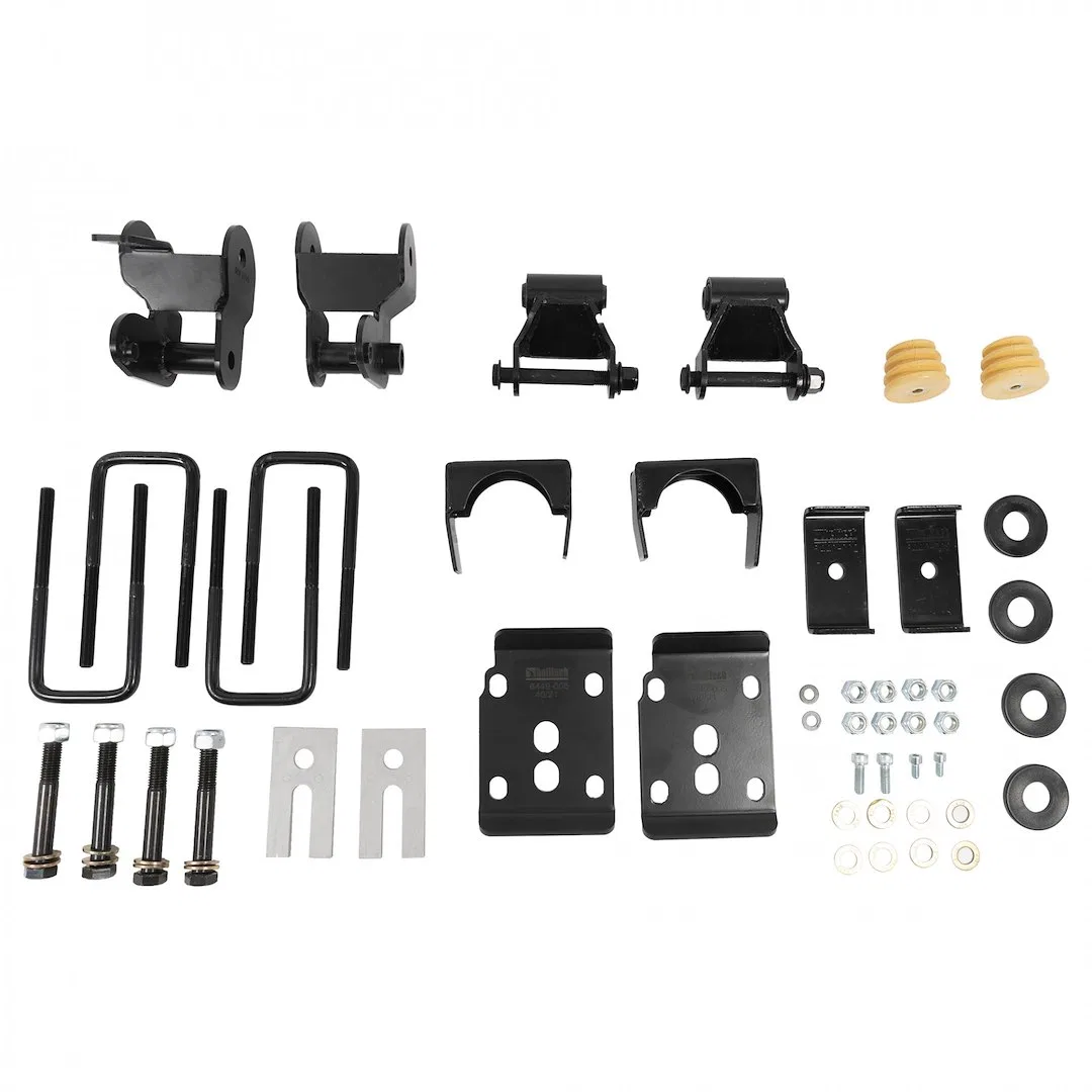 6451 – BELLTECH Leaf Spring Over Axle Conversion Kit, 4.5 Inch Rear Drop With Axle Saddles/ U-Bolts/ Plates/ Spring P...
